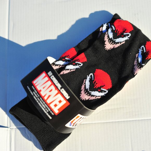 1 pair Polo Premium x MARVEL Colorful Tall Socks Female Male Neuter Blue Gray - Picture 13 of 14